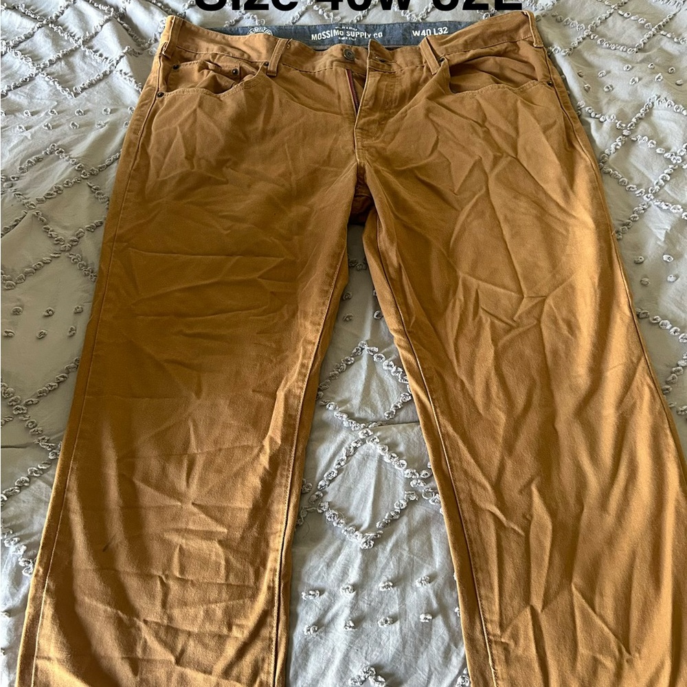 Mossimo Supply Co. Tan Chinos